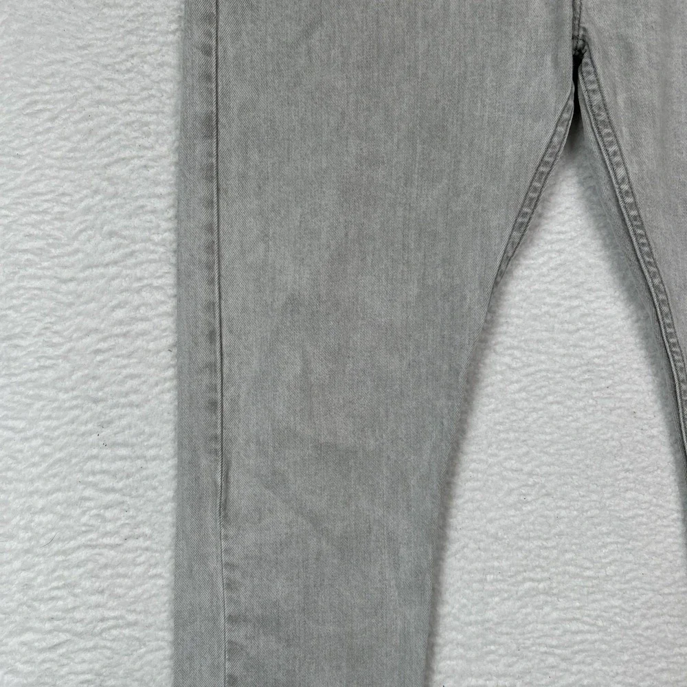 Levi's Jeans Mens 36x30 Gray Denim 511 Slim Fit Straight Light Wash Stretch